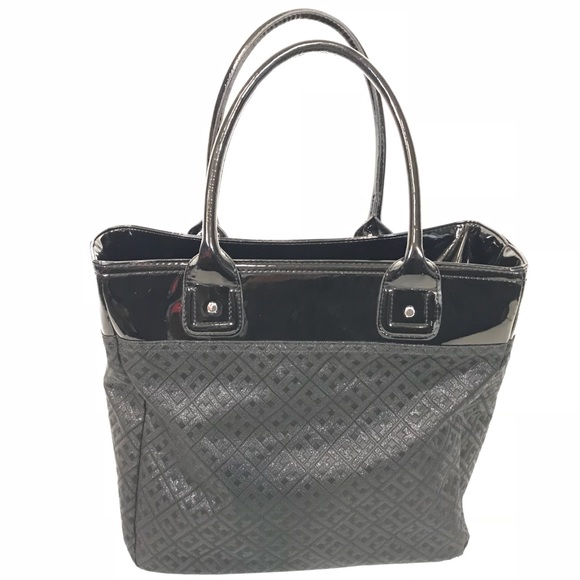 Tommy Hilfiger Black Purse Jacquard Shoulder Bag - Picture 3 of 8